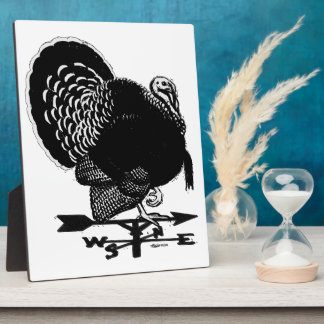 Turkey Weathervane Plaque