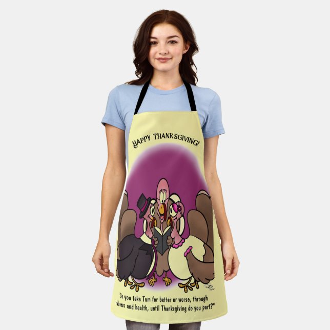 Turkey Wedding Apron (Worn)