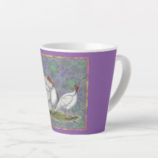Turkey:  White Holland Pastel Latte Mug
