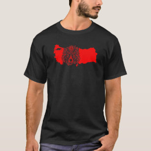 Turkey With Mandala Wolf Gktrk T-Shirt