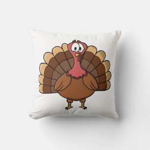 Turkey with Wide Tail Cushion