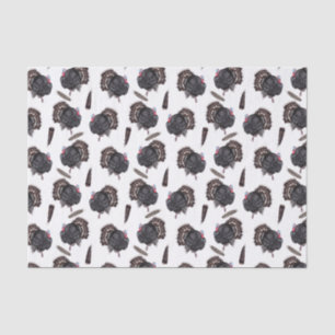 Turkeys and Feathers - White Tissue Paper