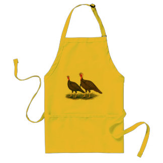 Turkeys:  Chocolate Standard Apron