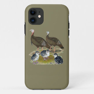 Turkeys Eastern Wild Family iPhone 11 Case
