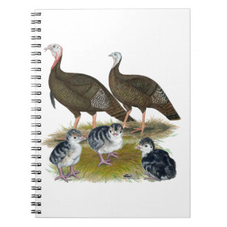 Turkeys Eastern Wild Family Notebook