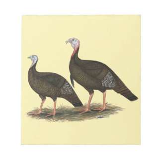 Turkeys Eastern Wild Pair Notepad