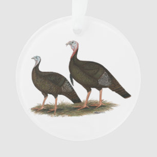 Turkeys Eastern Wild Pair Ornament
