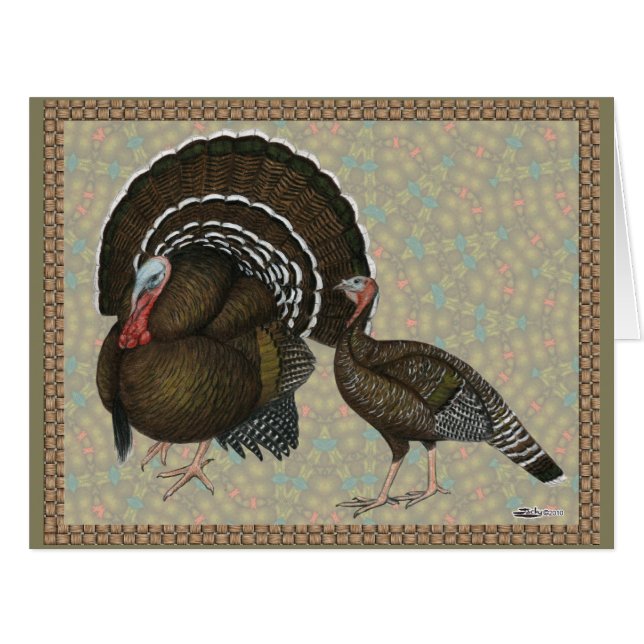 Turkeys Standard Bronze Portrait (Front Horizontal)