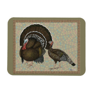 Turkeys Standard Bronze Portrait Magnet
