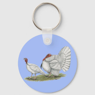 Turkeys White Hollands Key Ring