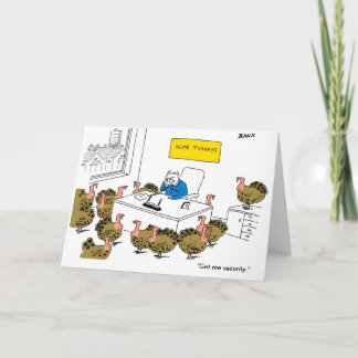 Turkeys Xmas card