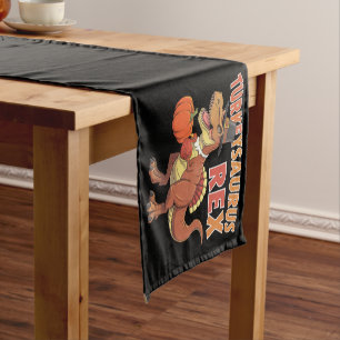 Turkeysaurus Rex Dab Turkey Dino Toddler Boys  Short Table Runner