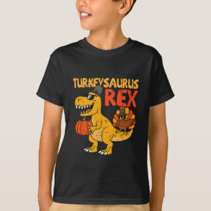 Turkeysaurus Rex Turkey Thanksgiving Toddler Boy K T-Shirt