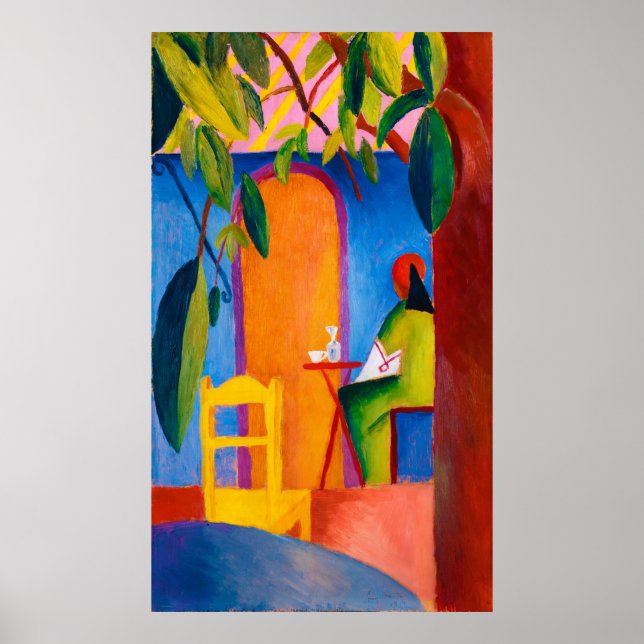 Türkisches Café by August Macke (1914) Poster (Front)