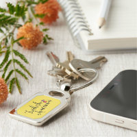 Turkish American Entwined Hearts Keyring