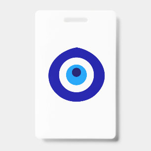 Turkish amulet called Nazar ID Badge