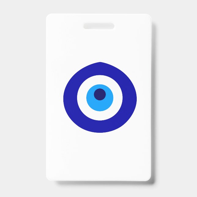 Turkish amulet called Nazar ID Badge (Front)