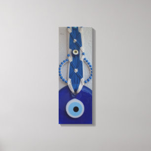 turkish bead glass amulet evil eye Canvas