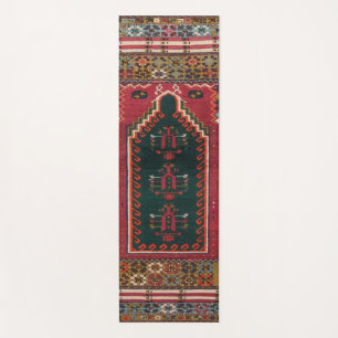 Turkish beautiful design of traditional carpet yoga mat