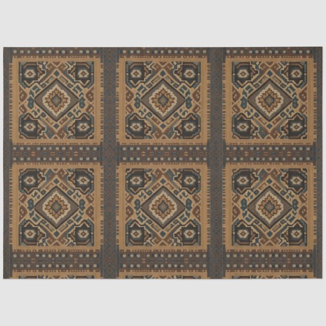 Turkish Beautiful Old Pattern Popular Collection Tissue Paper (Front)