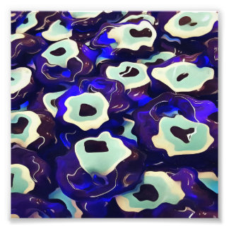 Turkish Boncuk Eye Shaped Amulet Bizarre Art Photo Print