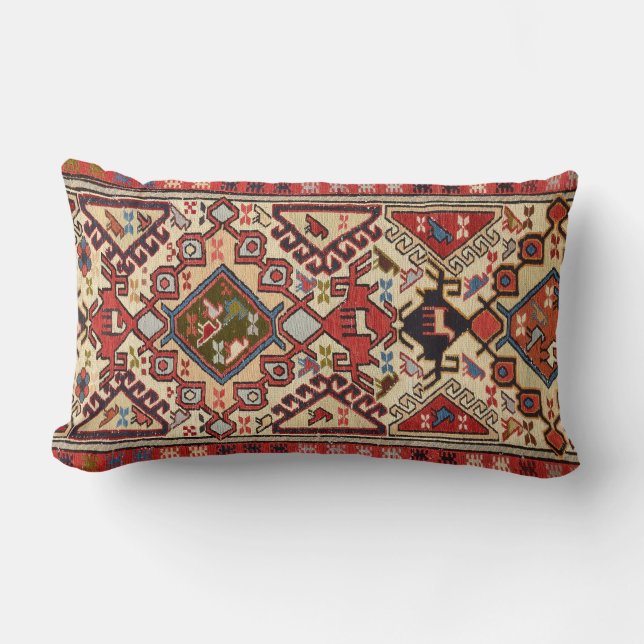 Turkish Carpet #1 Lumbar Cushion (Front)