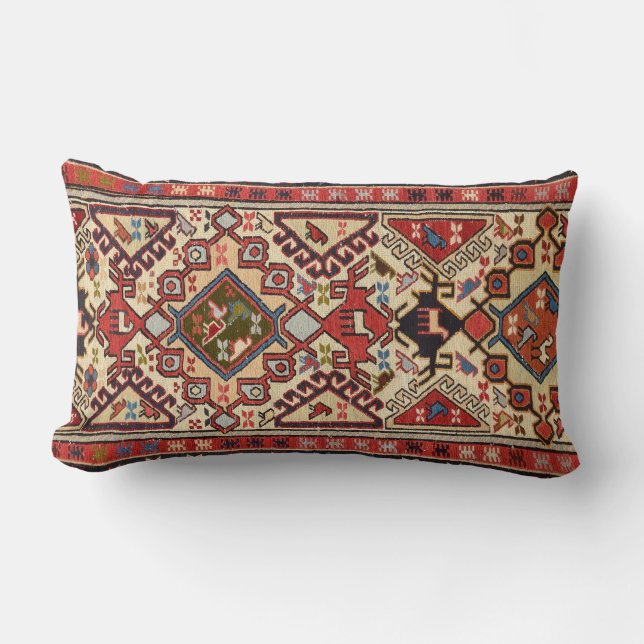 Turkish Carpet #1 Lumbar Cushion (Front)