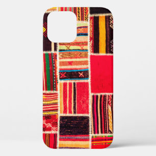 Turkish carpet patchwork handmade. Patchwork patte iPhone 12 Case