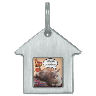TURKISH CAT IN  TRANSCENDENTAL MEDITATION PET ID TAG