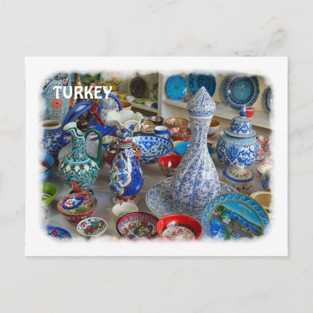 Turkish Ceramics Postcard (Front)