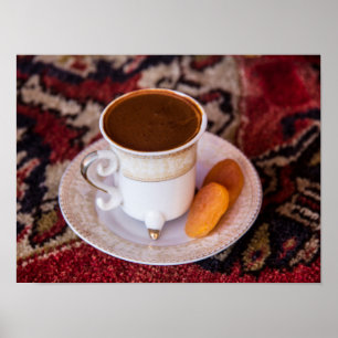 Turkish Coffee And Fruit Poster