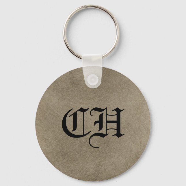 Turkish Coffee Glaze Key Ring (Front)