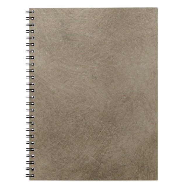 Turkish Coffee Glaze Spiral Notebook (Front)