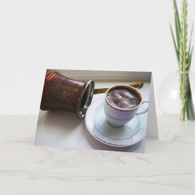 Turkish Coffee Notecard (Front)