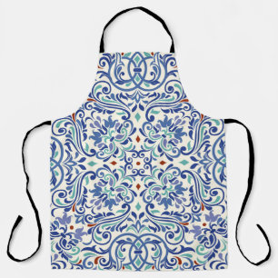 Turkish Colourful: Endless Tile Elegance. Apron