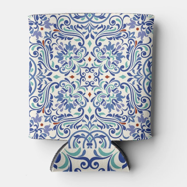 Turkish Colourful: Endless Tile Elegance. Can Cooler (Front)