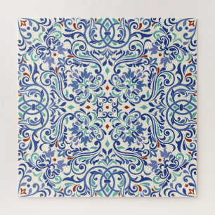 Turkish Colourful: Endless Tile Elegance. Jigsaw Puzzle