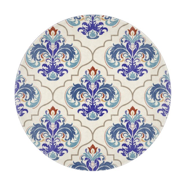 Turkish Colourful Pattern: Endless Beauty. Cutting Board (Front)