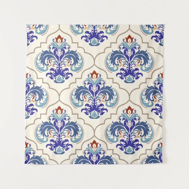 Turkish Colourful Pattern: Endless Beauty. Tapestry (Front)