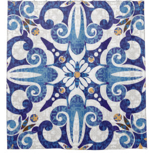 Turkish Colourful: Vintage Eastern Pattern Shower Curtain