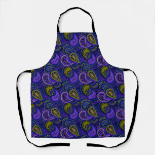 Turkish cucumbers abstract polka dot pattern apron