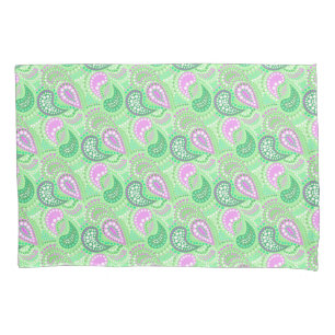Turkish cucumbers abstract polka dot pattern  pillowcase