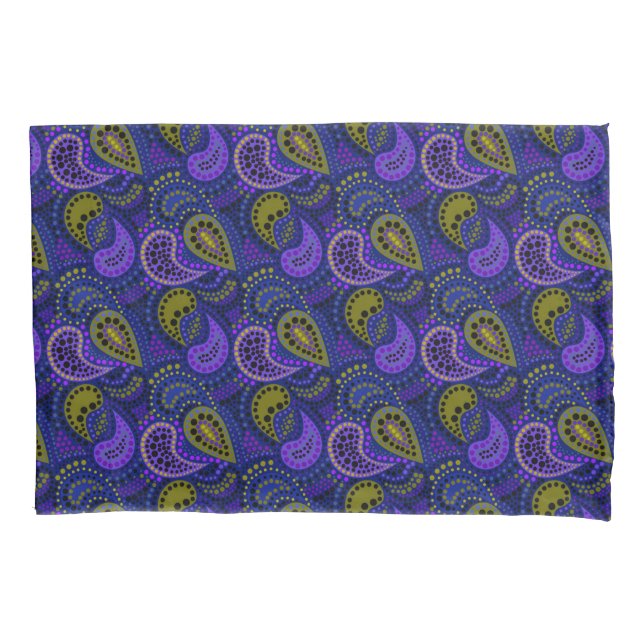 Turkish cucumbers abstract polka dot pattern   pillowcase (Front)