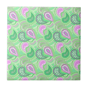 Turkish cucumbers abstract polka dot pattern  tile