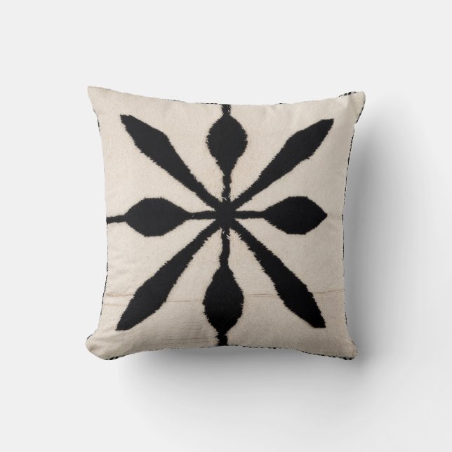 Turkish Delight: Black and White Kilim Pillows  (Front)