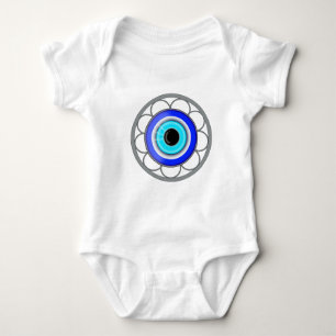 Turkish Evil Eye Good Luck Charm - Baby Bodysuit