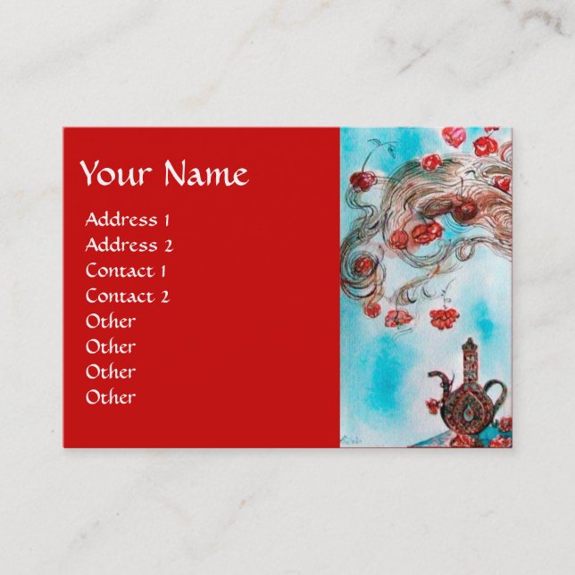 TURKISH FAIRY TALE Oriental Beauty,Fashion,Jewelle Business Card (Front)
