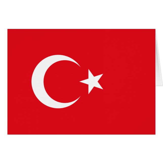 Turkish Flag (Front Horizontal)