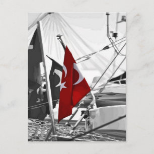 Turkish Flag - Al Sancak Postcard