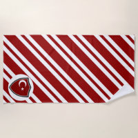 Turkish flag beach towel
